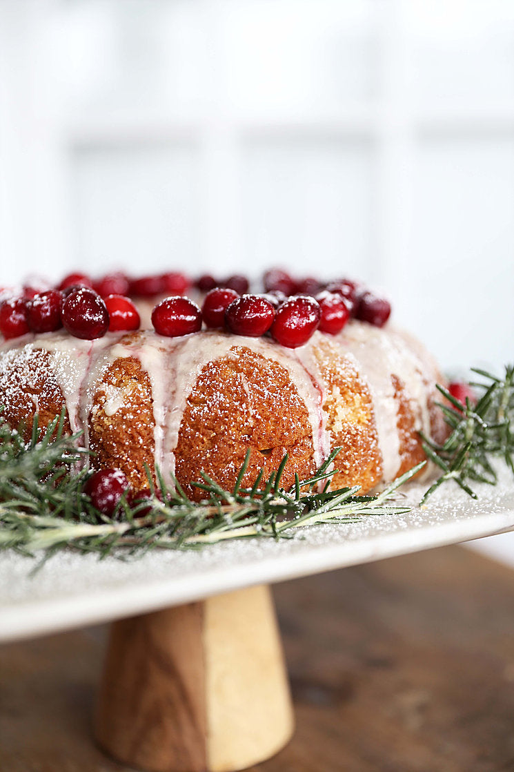 Holiday Bundt Cake with Maple Icing