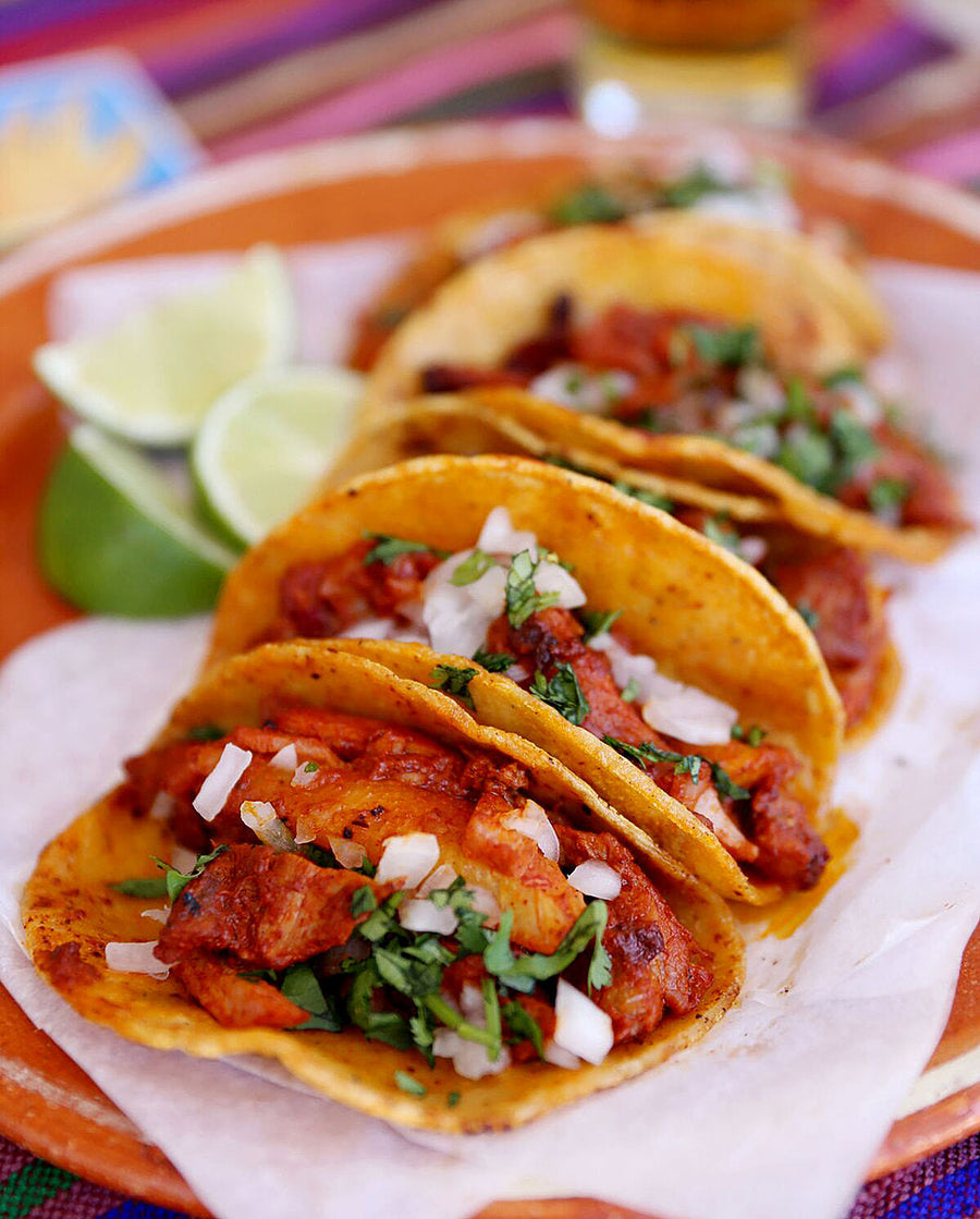 Homemade Adobada Tacos