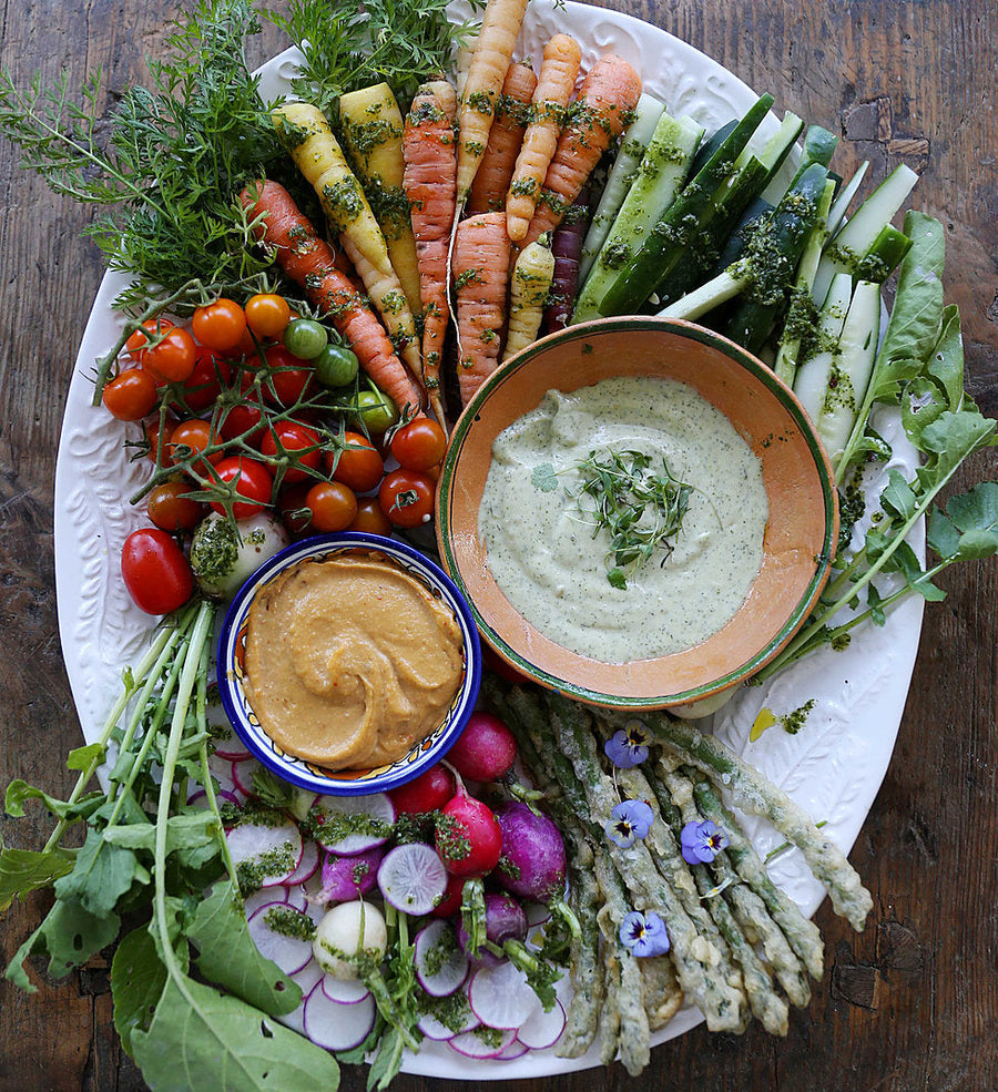 Ultimate Spring Crudite Platter