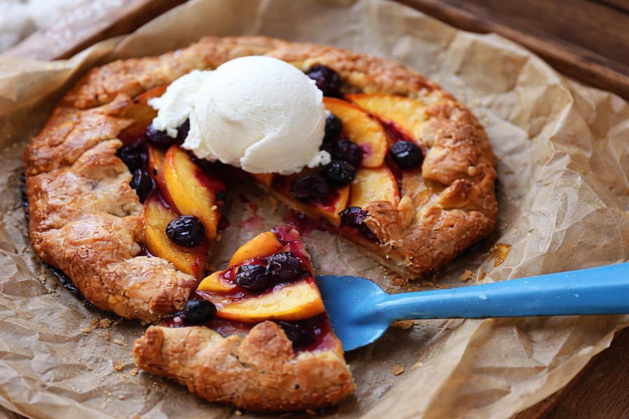 Blueberry Peach Galette