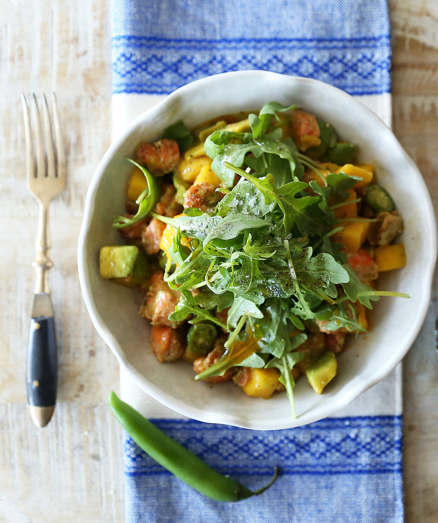 Crispy Salmon and Avocado Bowl