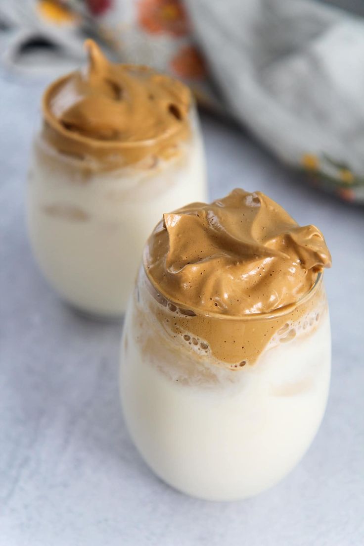 Cafe de la Olla Whipped Coffee over Horchata