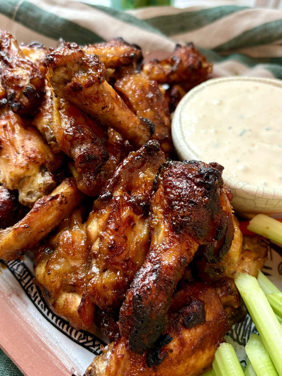 Guava-Mango–Agave Glazed Wings