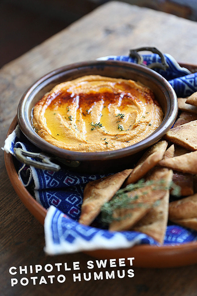 Sweet Potato and Chipotle Hummus - Sweet Potato, Garbanzo Bean and Thyme Puree (6 months+)