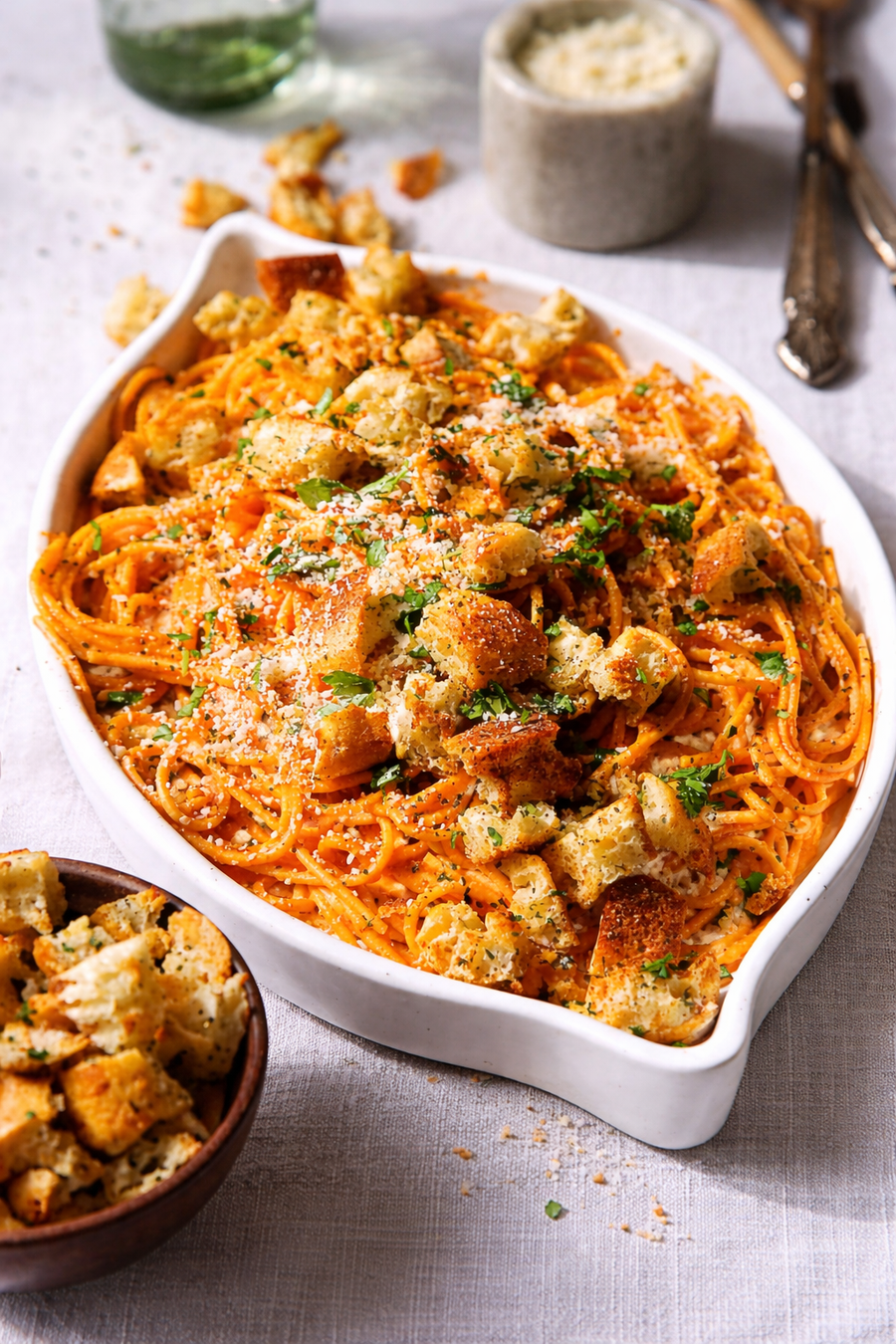 Creamy Chipotle Spaghetti