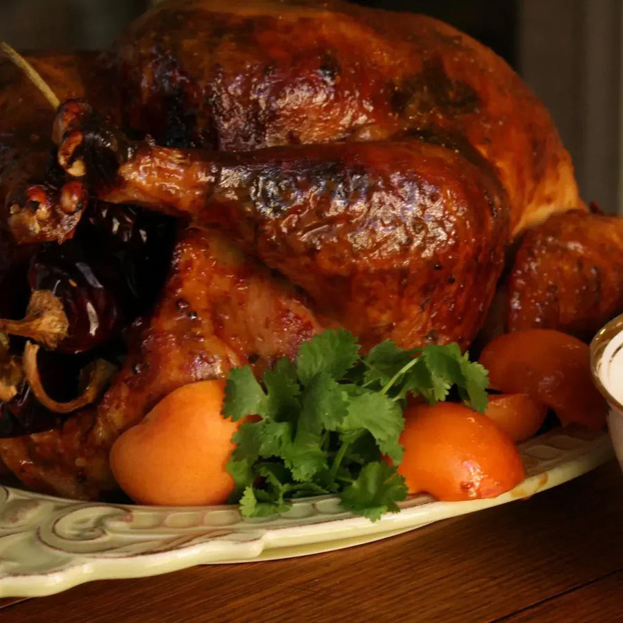 Tequila, Guajillo & Matriarca Jam-Glazed Turkey
