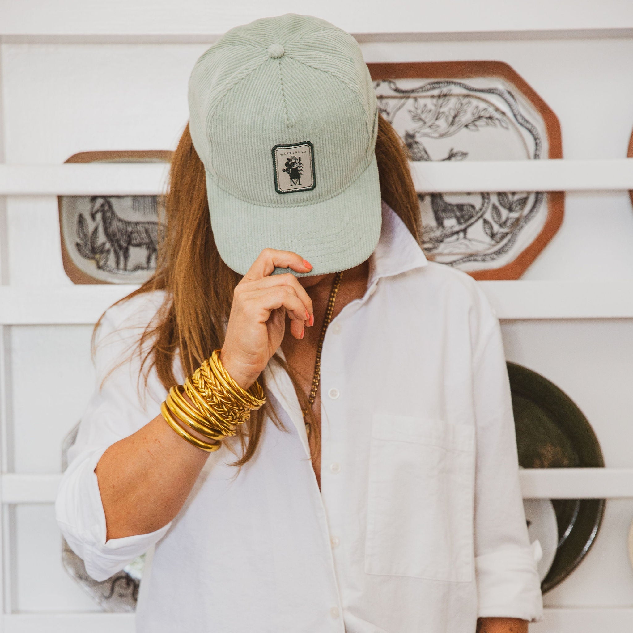 La Gente Feliz No Jode Hat (Celery Green) | Matriarca