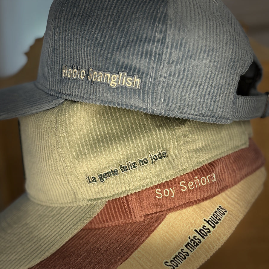 Hablo Spanglish Corduroy Hat