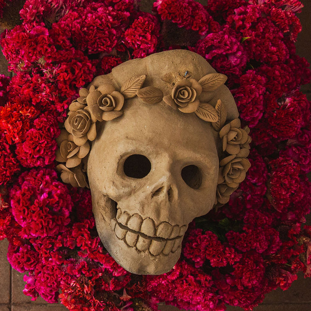 Large Clay Skull