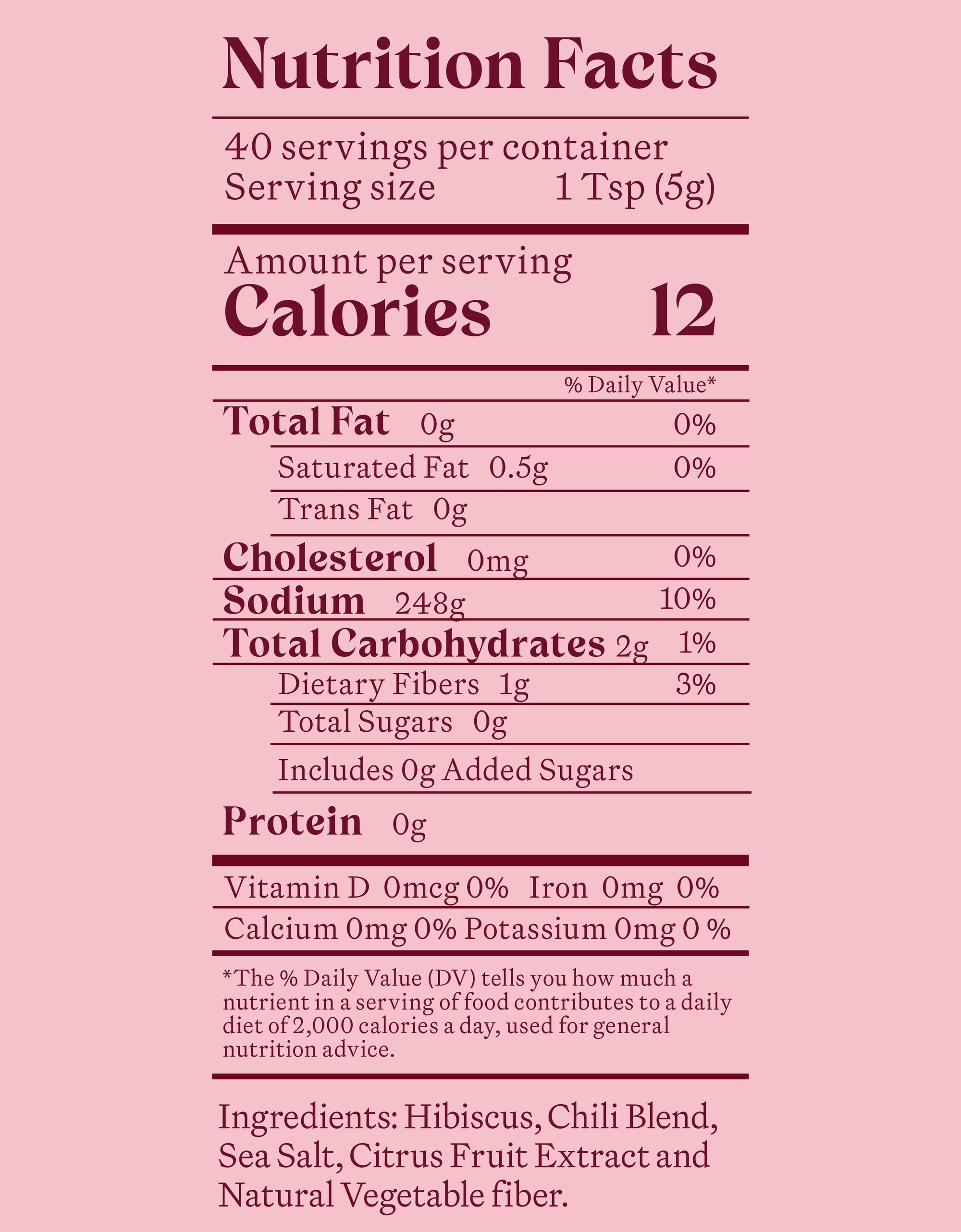 Pica Maica – Hibiscus Chile Citrus Sprinkle