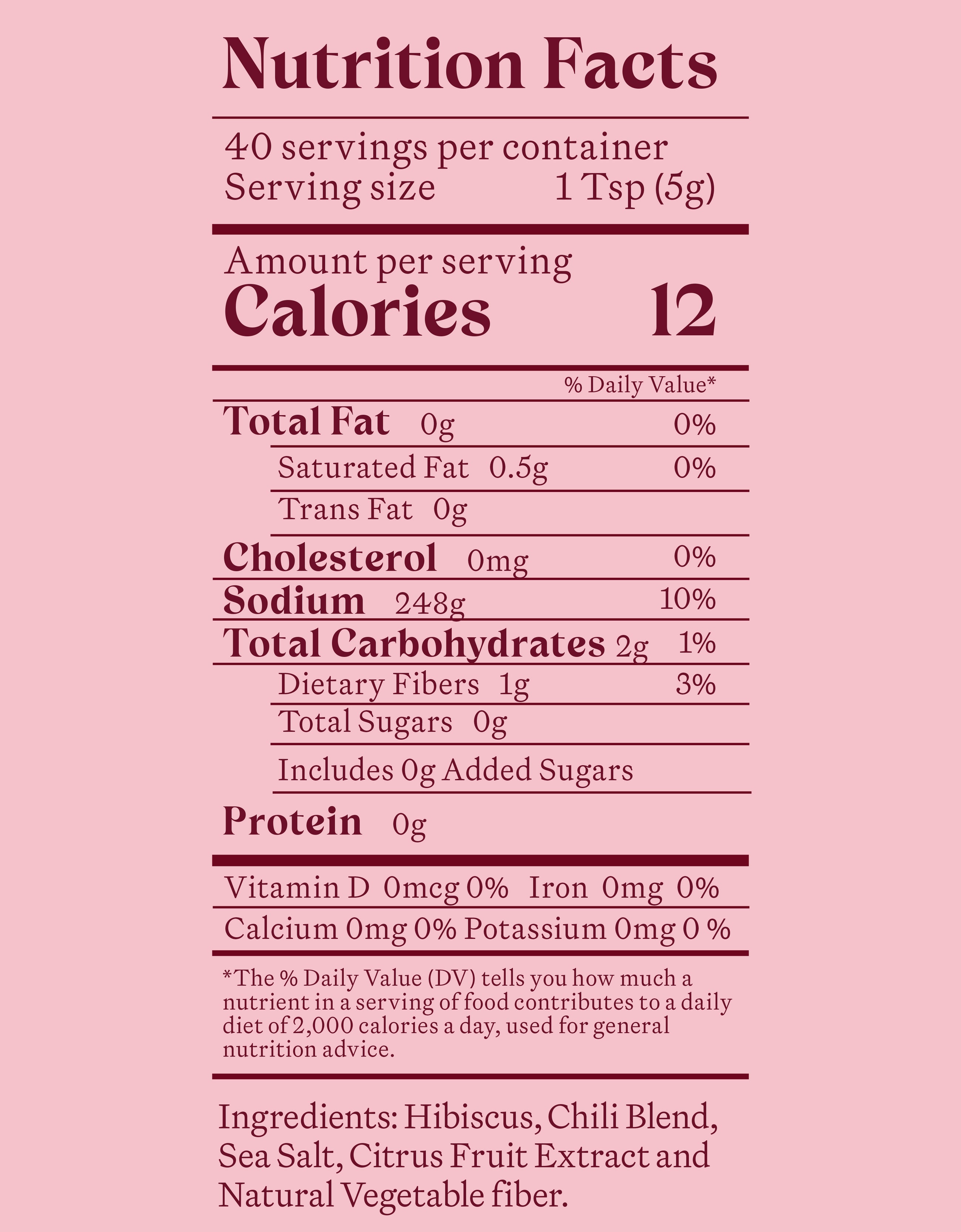 Pica Maica – Hibiscus Chile Citrus Sprinkle