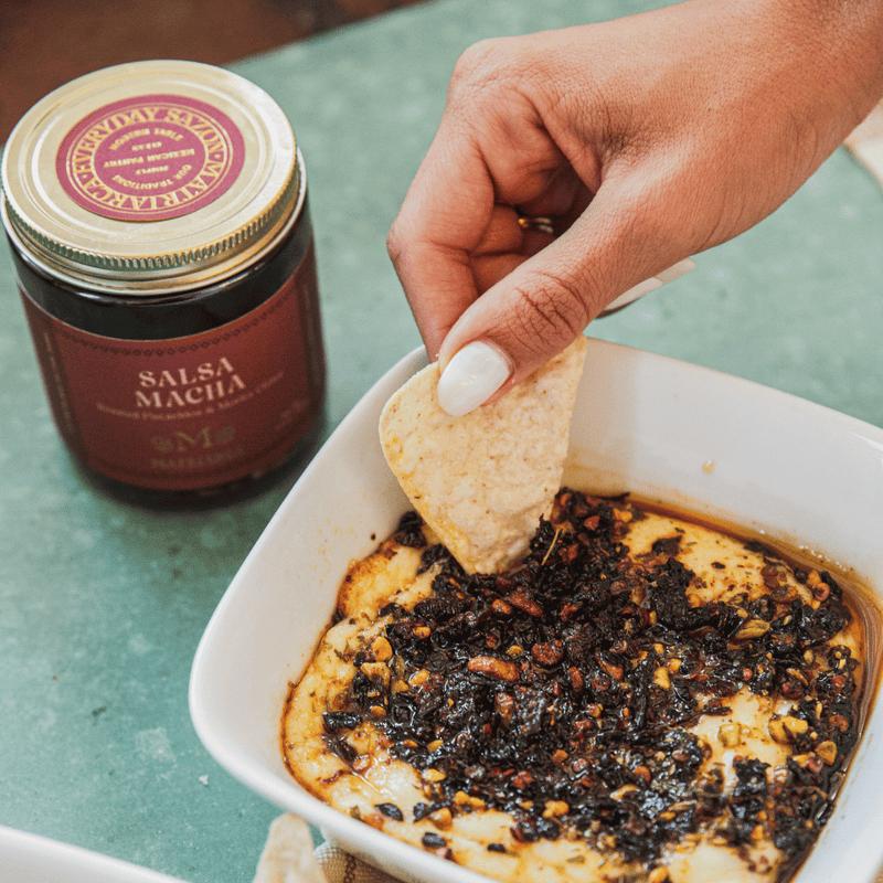 Salsa Macha with Pistachios & Morita Chiles