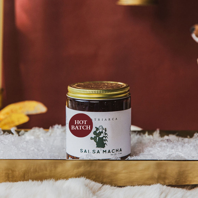 Salsa Macha Hot Batch with Pistachios & Morita Chiles