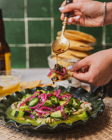 Salsa Macha with Pistachios & Morita Chiles