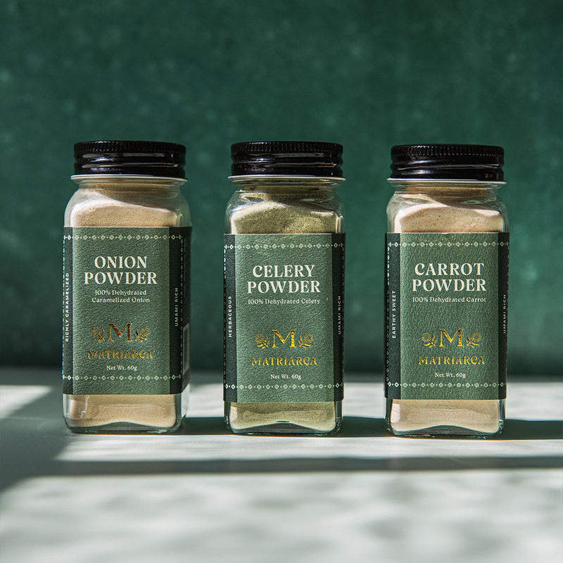 Powdered Mirepoix Trio