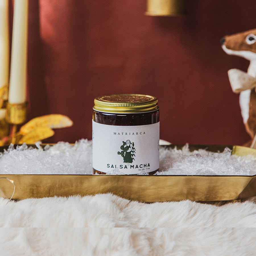 Salsa Macha with Pistachios & Morita Chiles